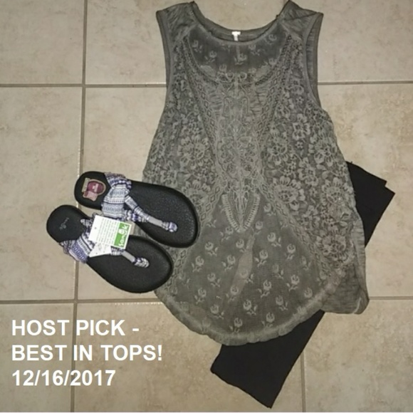 Free People Tops - Free People Grey Knit Tank Tunic size S - FINAL
